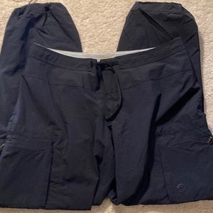 Mountain Hardwear Convertible Hiking Pants - Black - 12